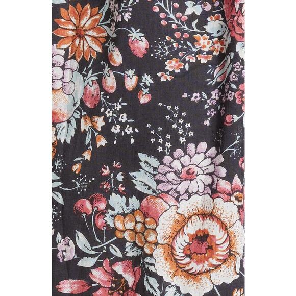 New MILLE Astrid Tasseled Midi Dress $248 SMALL Bloomsbury Floral Long Sleeve - Picture 8 of 8